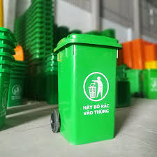 Thùng rác nhựa 100 lít bánh xe 3 100 3
