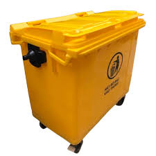 Thùng rác nhựa 1100 lít bánh xe 3 1100 1