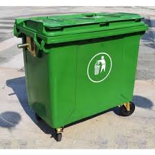 Thùng rác nhựa 1100 lít bánh xe 6 1100 2