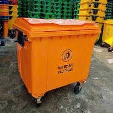 Thùng rác nhựa 1100 lít bánh xe 4 1100 9