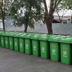 Thùng rác nhựa 240 lít bánh xe loại dày
