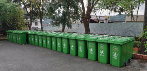 Thùng rác nhựa 240 lít bánh xe loại dày
