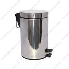 Thùng rác inox tròn đạp chân 3 lít 3 3 c