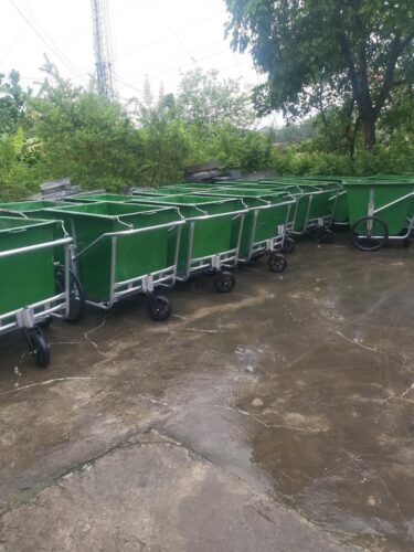 Xe gom rác composite 500 lít 4 500 lit composite A