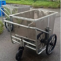 xe gom rác inox 500 lít
