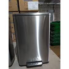 Thùng rác inox vuông đạp chân 50 lít  5 504