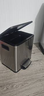 Thùng rác inox vuông đạp chân 50 lít  6 505