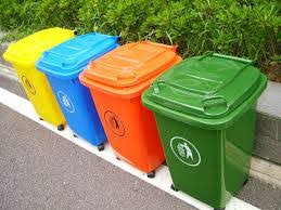 Thùng rác nhựa 60 lít có bánh xe 4 60 3