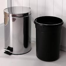 Thùng rác inox tròn đạp chân 8 lít 5 8 c