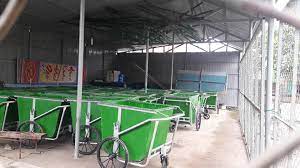 Xe gom rác composite 500 lít 2 comb