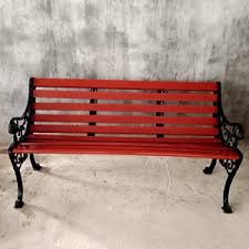 Ghế công viên có tựa lưng đầu hổ H07 4 dau ho 3