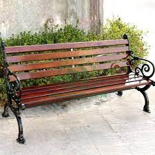 Ghế công viên chân gang có tựa lưng H011 5 gang 6