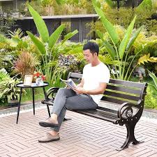 Ghế công viên bằng nhôm có tựa lưng H017 6 nhom 7