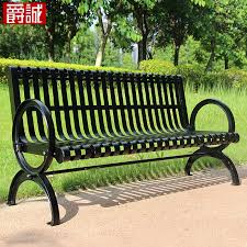 Ghế công viên có tựa lưng bằng sắt H016 3 s3 1