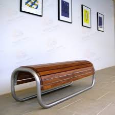 Ghế công viên chân sắt không tựa H019 5 sat 4