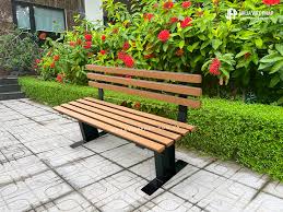 Ghế công viên có tựa lưng chân sắt H014 2 tl7