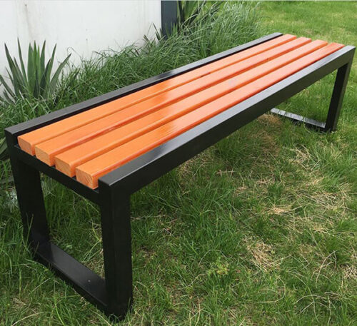 Ghế công viên không tựa lưng chân sắt H013 5 w4