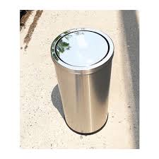 Thùng rác inox nắp lật A35-F (300 x 610) mm 3 c1
