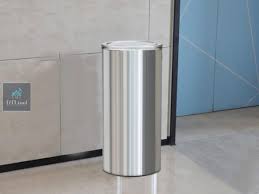 Thùng rác inox nắp lật A35-F (300 x 610) mm 2 c2