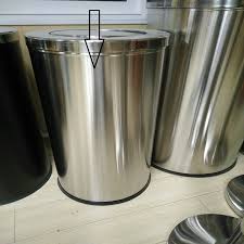 Thùng rác inox nắp lật A35-P (480x830) mm 7 e7